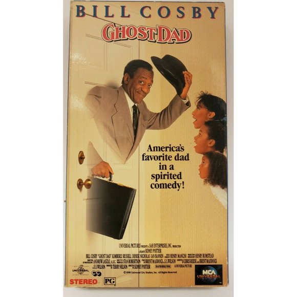VHS  "Ghost Dad" Bill Cosby Kimberly Russell Denise Nicholas Ian Bannen '90 PG - Picture 1 of 2